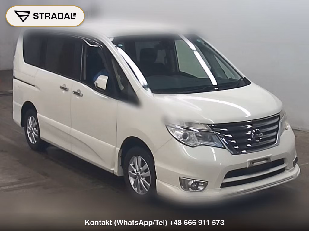 NISSAN SERENA 5D 4WD HIGHWAY STAR V AERO MODE + SAFETY 2015, aukcja z Japonii, zdjęcie 1