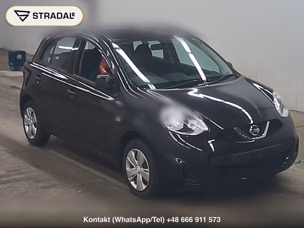 NISSAN MARCH 5D S 2016, aukcja z Japonii, zdjęcie 1