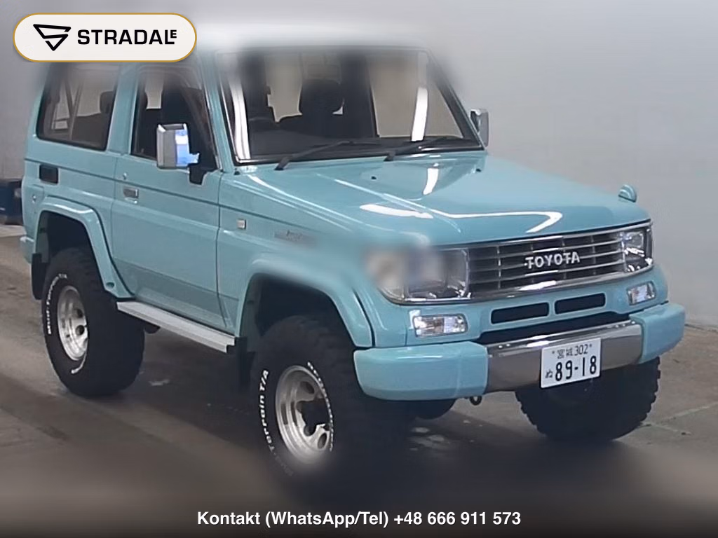 TOYOTA LAND CRUISER PRADO 3D 4WD SX WIDE 1995, aukcja z Japonii, zdjęcie 1