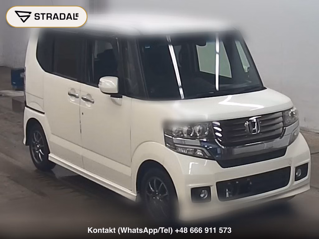 HONDA N-BOX CUSTOM SS PACKAGE 2015, aukcja z Japonii, zdjęcie 1