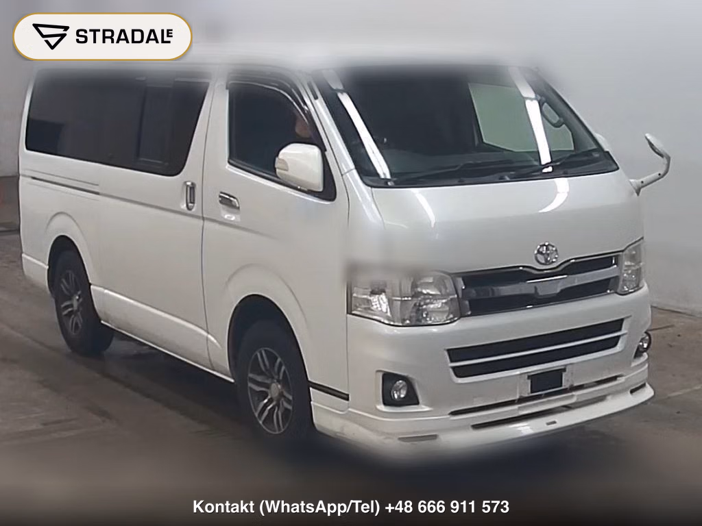 TOYOTA HIACE VAN 5D 4WD LONG SUPER GL 2012, aukcja z Japonii, zdjęcie 1