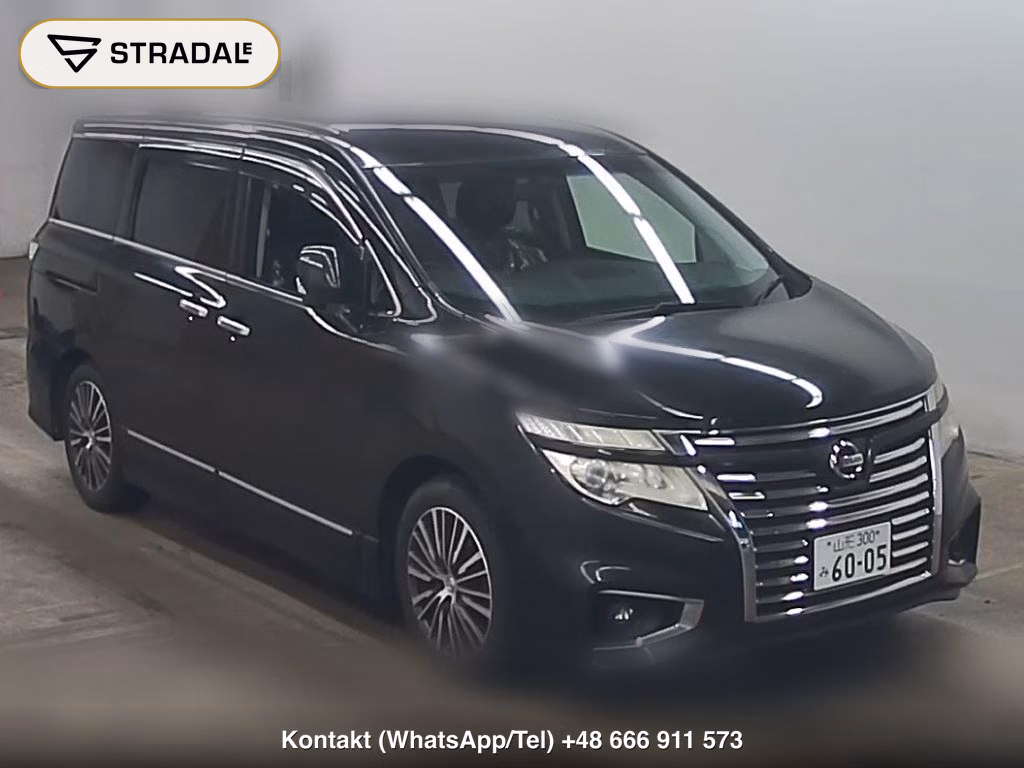 NISSAN ELGRAND 5D 4WD 250 HIGHWAY STAR 2015, aukcja z Japonii, zdjęcie 1