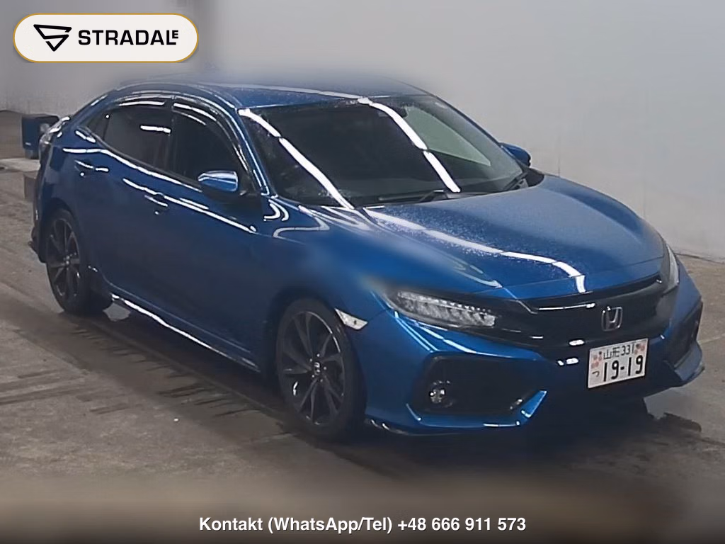 HONDA CIVIC 5D HATCHBACK 2018, aukcja z Japonii, zdjęcie 1