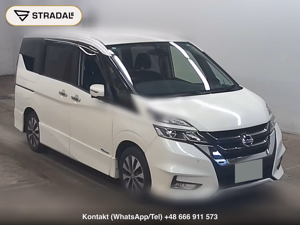 NISSAN SERENA 5D HIGHWAY STAR 2017, aukcja z Japonii, zdjęcie 1