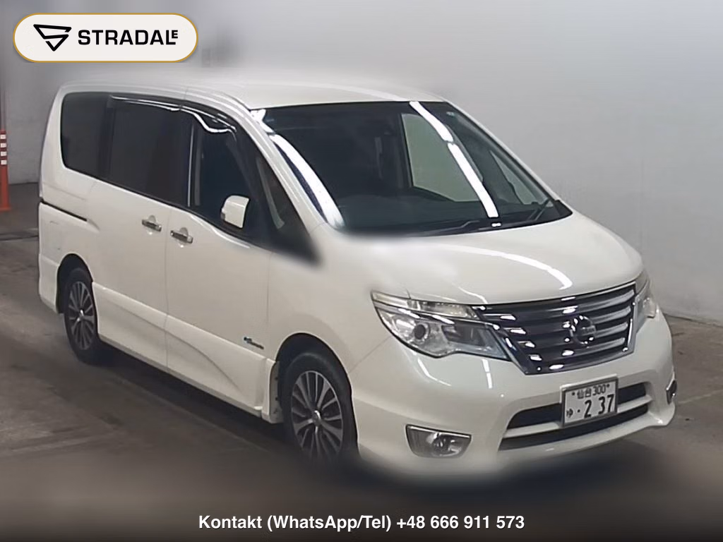 NISSAN SERENA 5D HIGHWAY STAR S-HYBRID 2014, aukcja z Japonii, zdjęcie 1