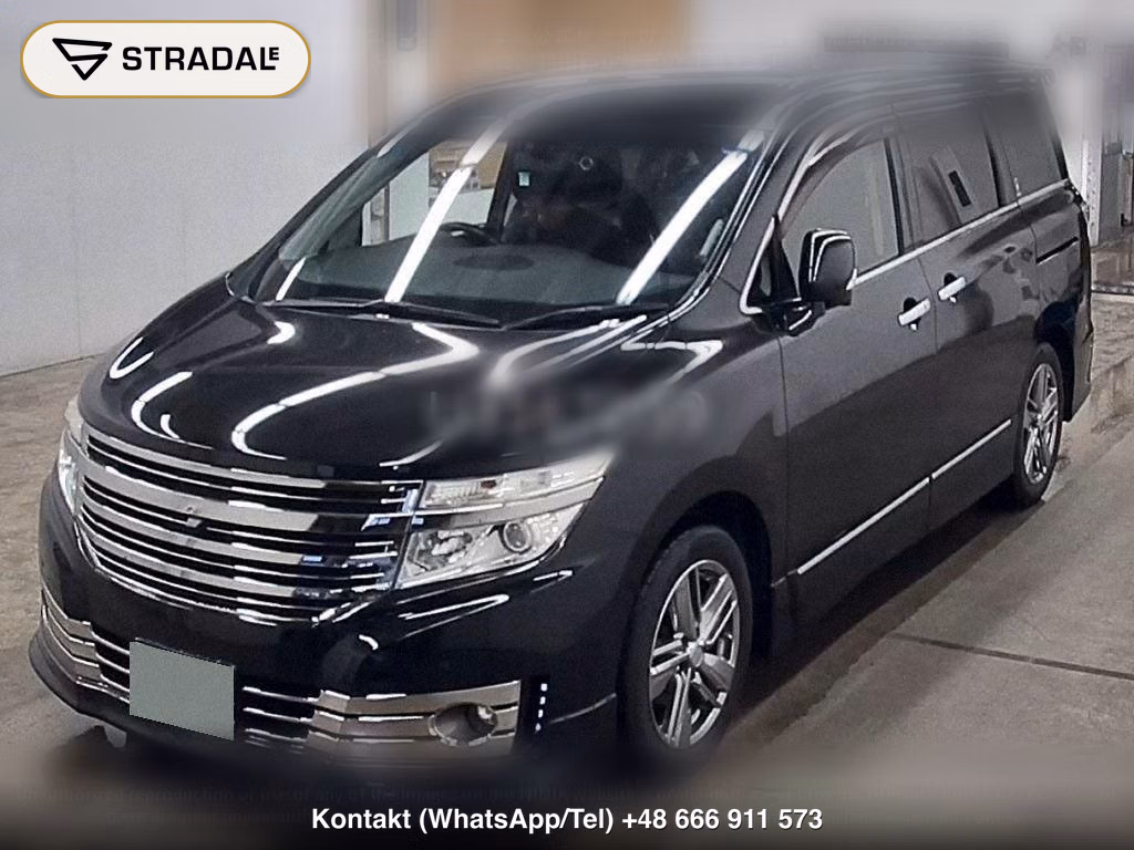 NISSAN ELGRAND 5D RIDER BLACK LINE BLACK LEATHER MANUAL SH, miniaturka 5