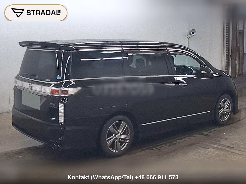 NISSAN ELGRAND 5D RIDER BLACK LINE BLACK LEATHER MANUAL SH, miniaturka 6