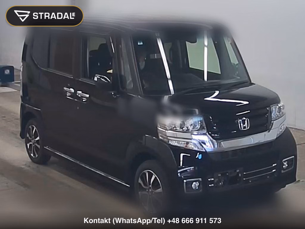 HONDA N-BOX CUSTOM 4WD G SS BLACK STYLE PACKAGE 2017, aukcja z Japonii, zdjęcie 1