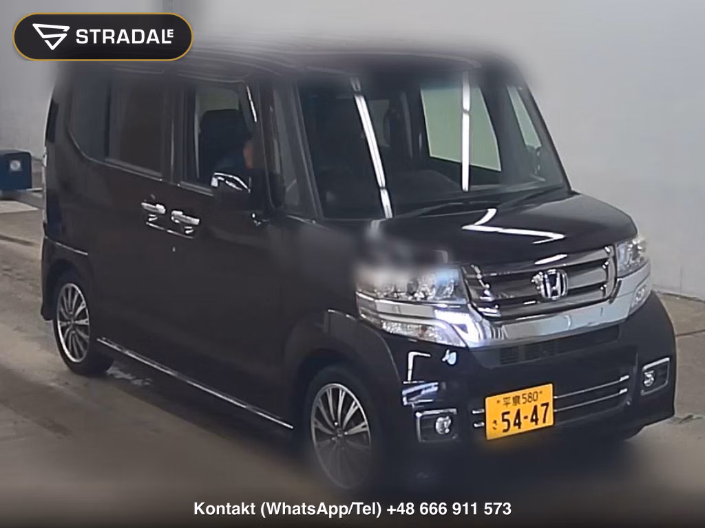 HONDA N-BOX CUSTOM G・TURBO L PACKAGE 2016, aukcja z Japonii, zdjęcie 1