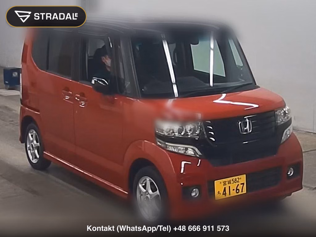 HONDA N-BOX CUSTOM 4WD 2TONE COLOR STYLE G・A PACKAGE 2014, aukcja z Japonii, zdjęcie 1