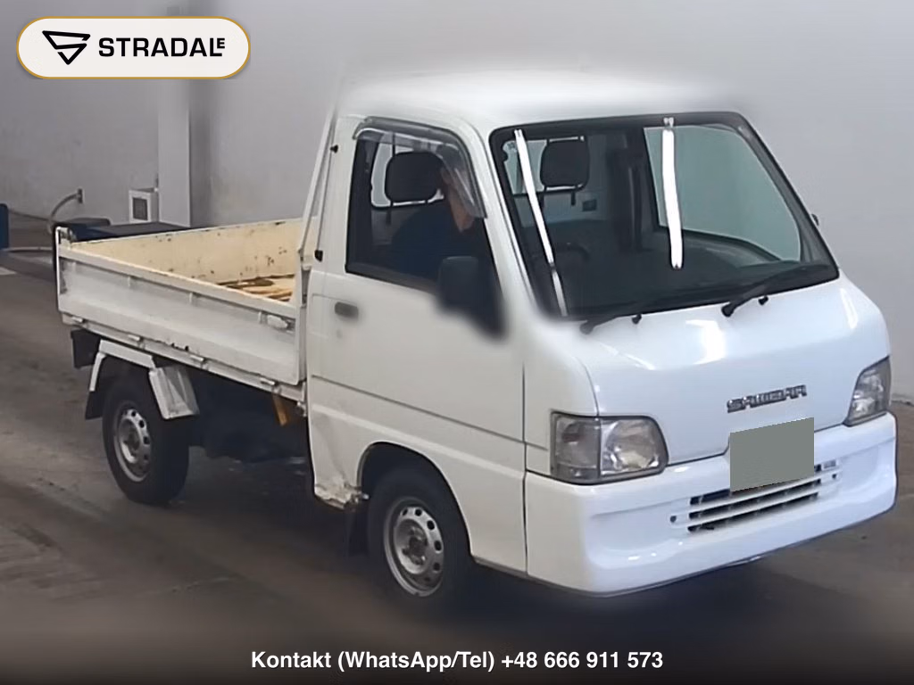 SUBARU SAMBAR TRUCK 4WD DUMP 2001, aukcja z Japonii, zdjęcie 1