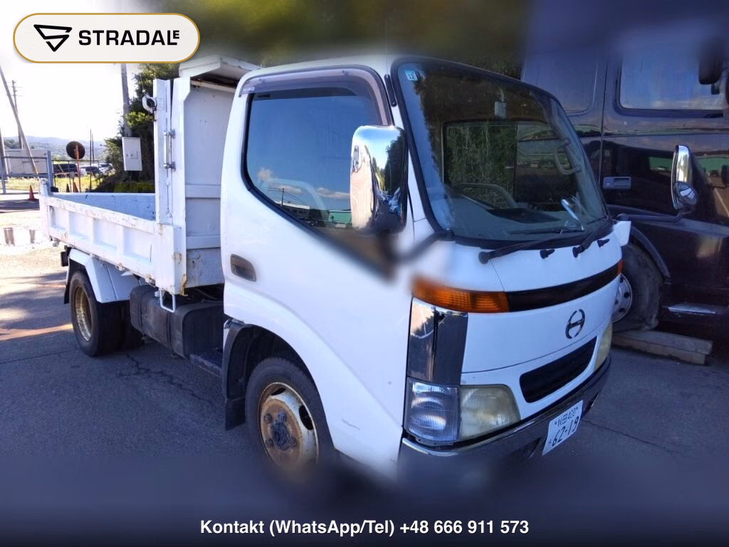 HINO DUTRO 2D 4WD SHORT HIGH DECK STRENGTHEN DUMP 2000, aukcja z Japonii, zdjęcie 1