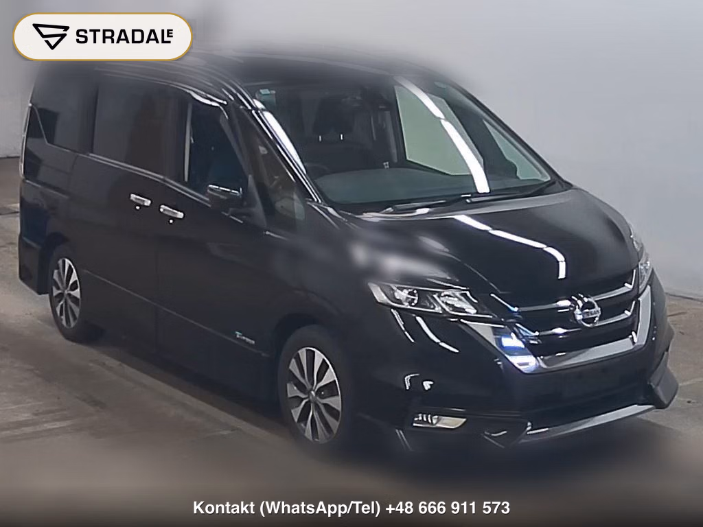 NISSAN SERENA 5D HIGHWAY STAR V SELECTION 2017, aukcja z Japonii, zdjęcie 1