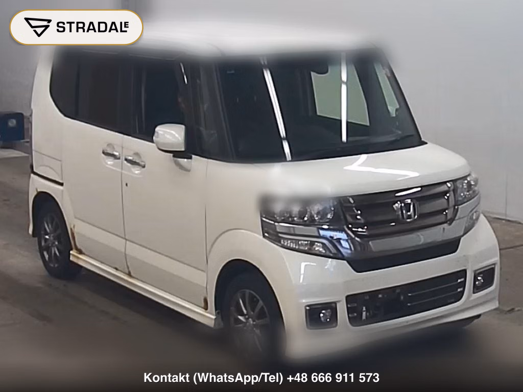 HONDA N-BOX CUSTOM 4WD G･TURBO L PACKAGE 2015, aukcja z Japonii, zdjęcie 1