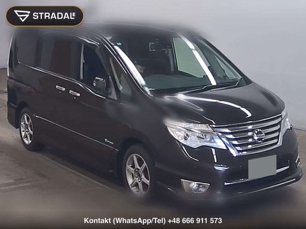 NISSAN SERENA 5D HIGHWAY STAR V SELECTION+SAFETY S-HYBRID 2014, aukcja z Japonii, zdjęcie 1