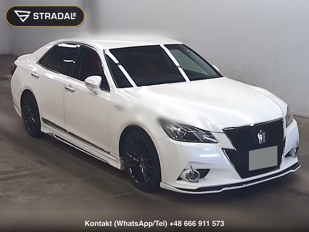 TOYOTA CROWN HYBRID ATHLETE S BLACK STYLE 2014, aukcja z Japonii, zdjęcie 1