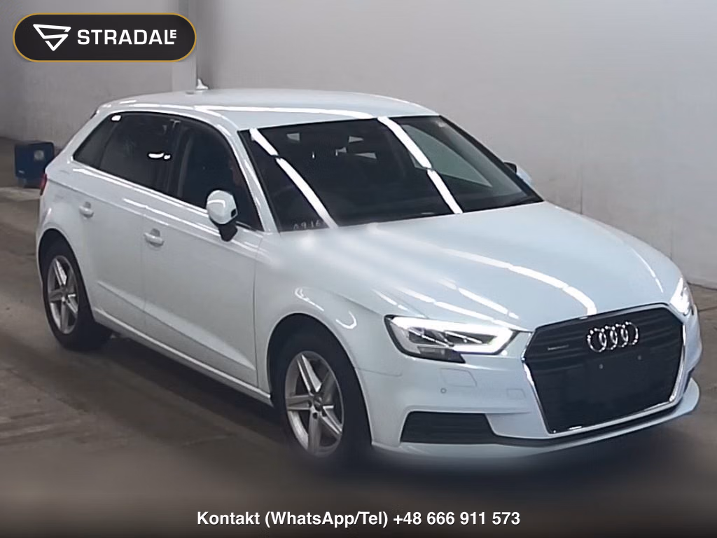 AUDI A3 5D 4WD SPORTBACK 2.0TFSI QUATTRO 2018, aukcja z Japonii, zdjęcie 1