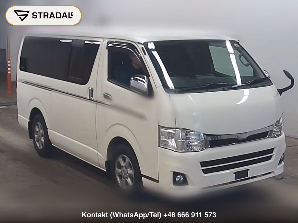 TOYOTA HIACE VAN 5D LONG SUPER GL 2011, aukcja z Japonii, zdjęcie 1