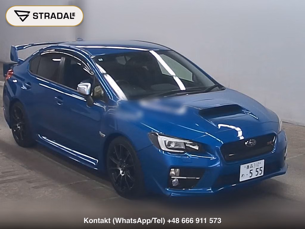 SUBARU WRX STI 4WD STI TYPE S 2016, aukcja z Japonii, zdjęcie 1