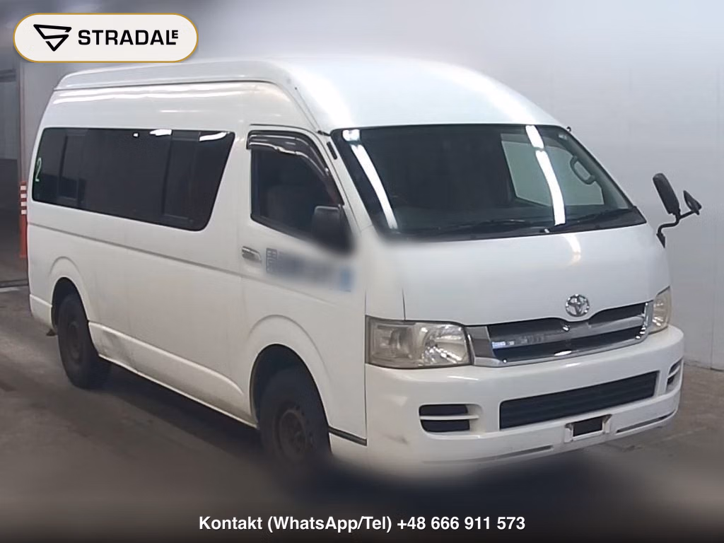 TOYOTA HIACE COMMUTER 4D 4WD SUPER LONG DX TURBO 2006, aukcja z Japonii, zdjęcie 1