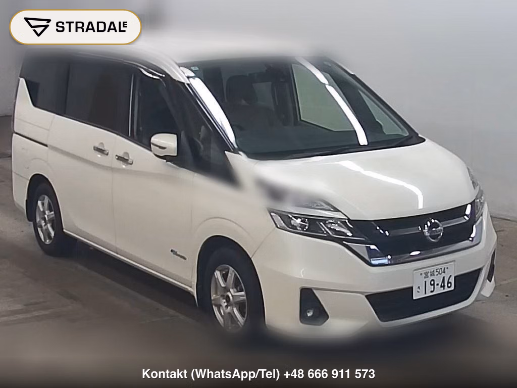 NISSAN SERENA 5D X V SELECTION 2017, aukcja z Japonii, zdjęcie 1