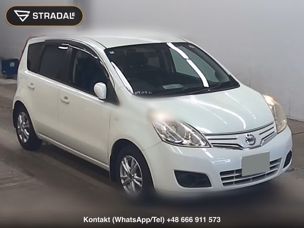 NISSAN NOTE 15X SV + PLASMA 2012, aukcja z Japonii, zdjęcie 1