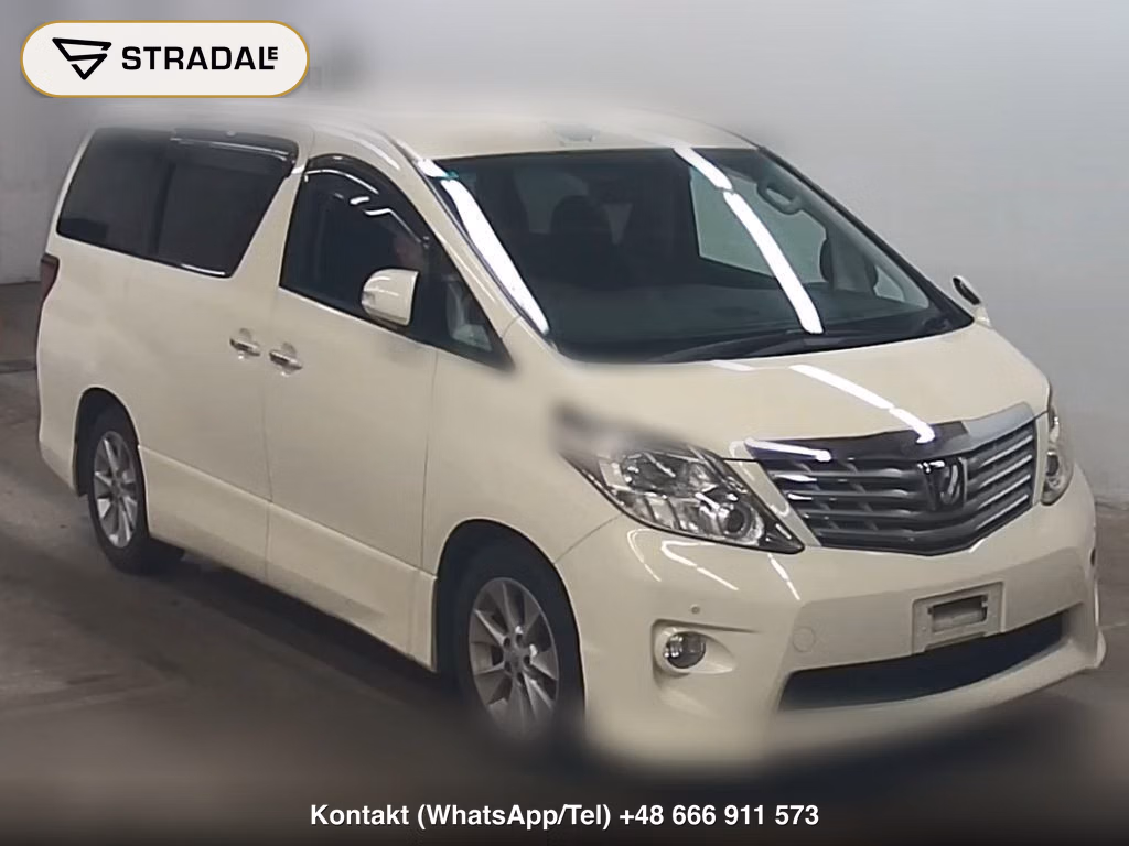 TOYOTA ALPHARD 240S 2008, aukcja z Japonii, zdjęcie 1