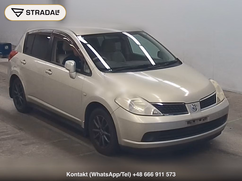 NISSAN TIIDA 15M 2005, aukcja z Japonii, zdjęcie 1
