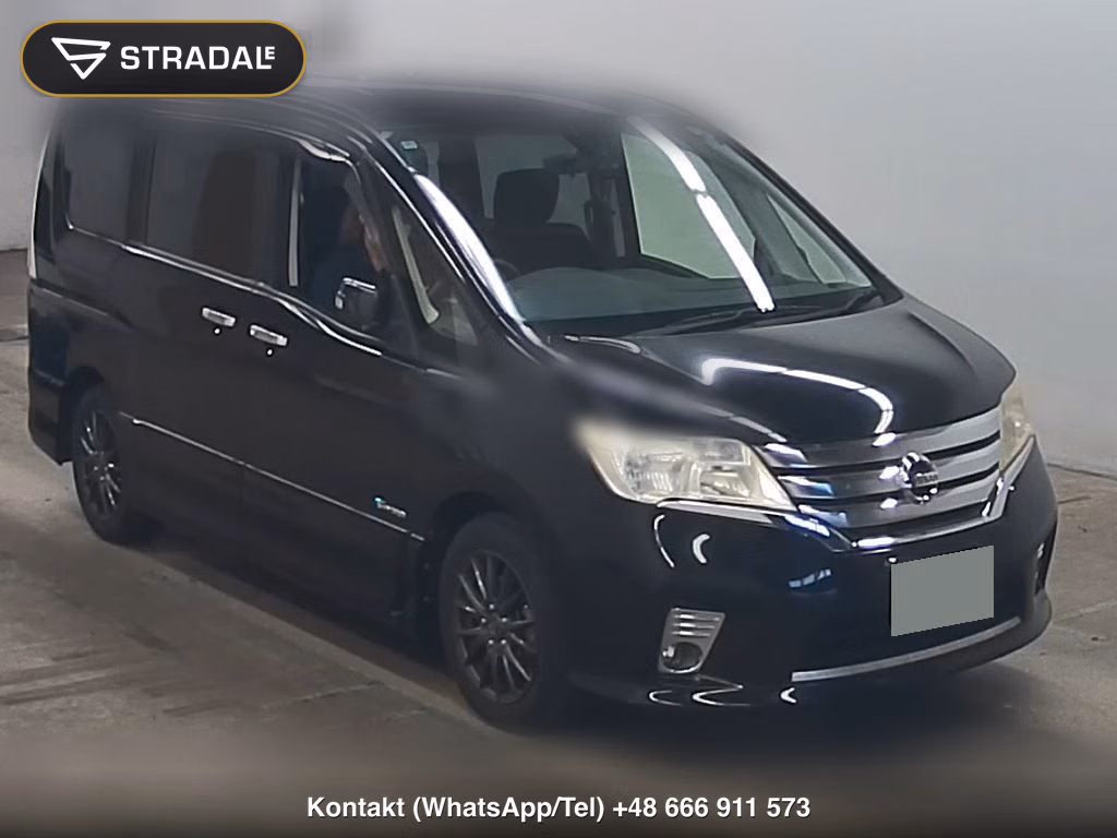 NISSAN SERENA 5D HIGHWAY STAR G S-HYBRID 2012, aukcja z Japonii, zdjęcie 1