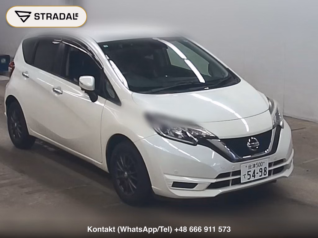 NISSAN NOTE 4WD X FOUR SMART SAFETY EDITION 2017, aukcja z Japonii, zdjęcie 1