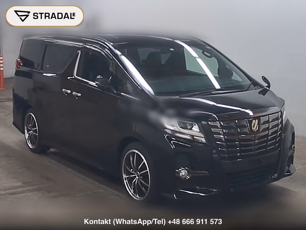 TOYOTA ALPHARD 2.5S A PACKAGE TYPE BLACK 2016, aukcja z Japonii, zdjęcie 1