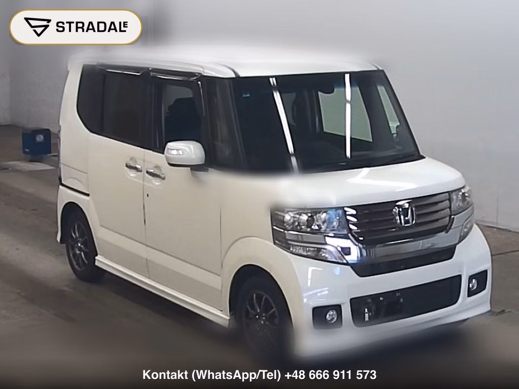 HONDA N-BOX CUSTOM SS PACKAGE 2015, aukcja z Japonii, zdjęcie 1