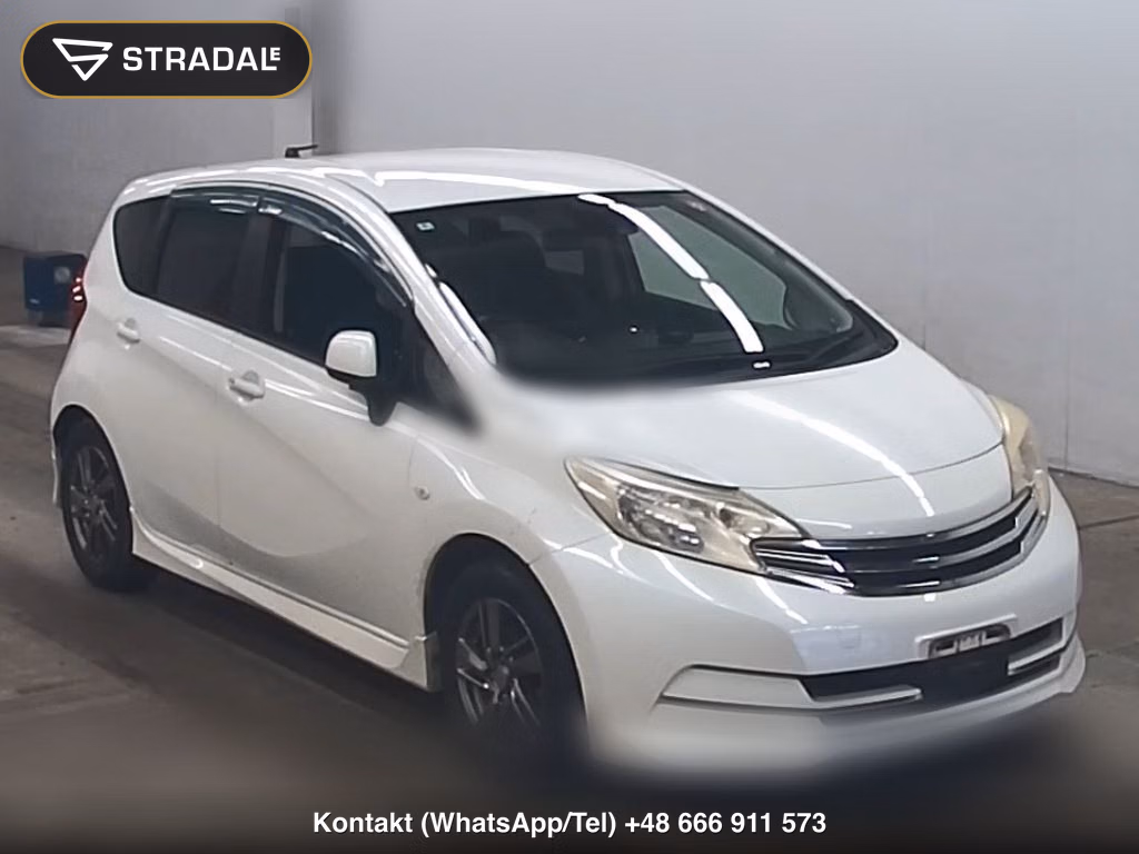 NISSAN NOTE RIDER EMERGENCY BRAKE PACKAGE 2014, aukcja z Japonii, zdjęcie 1