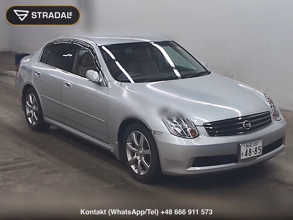 NISSAN SKYLINE 4D 250GT PREMIUM 2006, aukcja z Japonii, zdjęcie 1