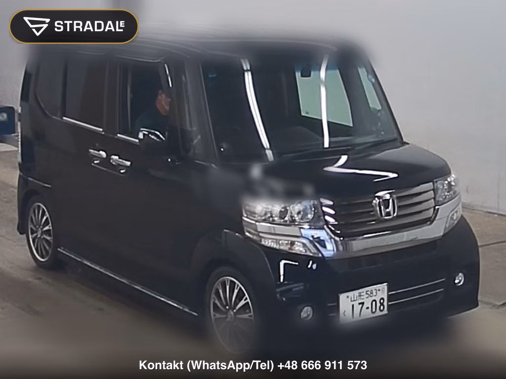 HONDA N-BOX CUSTOM G･TURBO PACKAGE 2013, aukcja z Japonii, zdjęcie 1