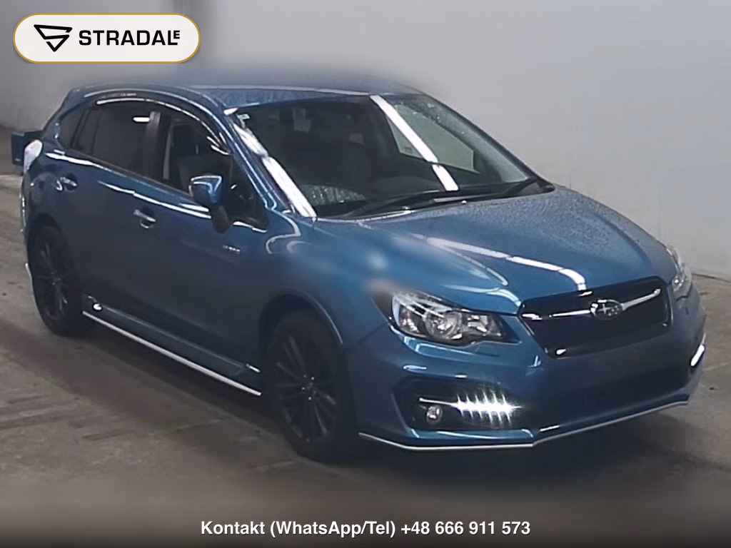 SUBARU IMPREZA SPORT HYBRID 4WD HYBRID 2.0I-S EYESIGHT 2016, aukcja z Japonii, zdjęcie 1