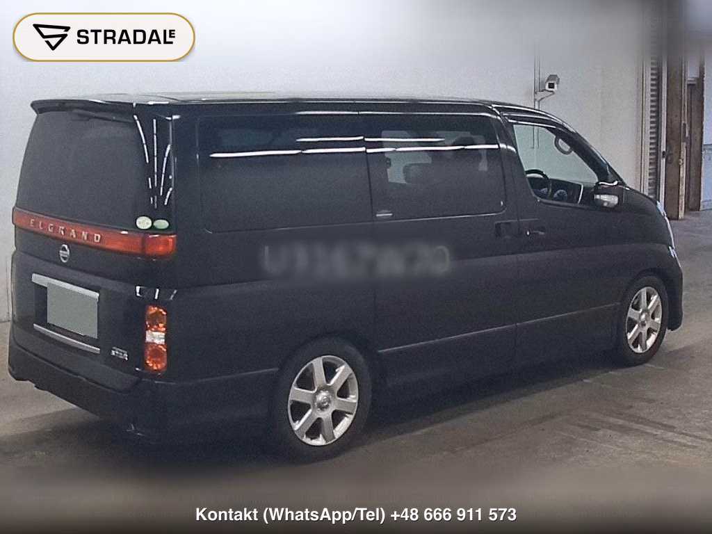 NISSAN ELGRAND 5D 4WD 350 HIGHWAY STAR BLACK LEATHER NAVI EDIT, miniaturka 6
