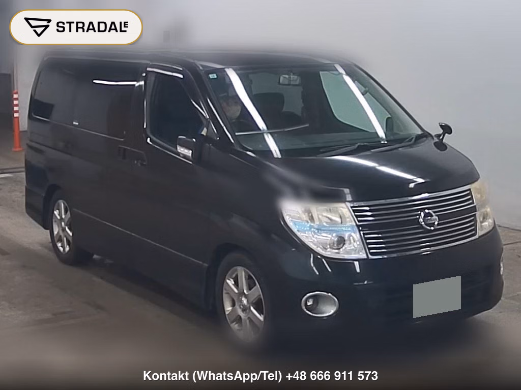 NISSAN ELGRAND 5D 4WD 350 HIGHWAY STAR BLACK LEATHER NAVI EDIT 2010, aukcja z Japonii, zdjęcie 1