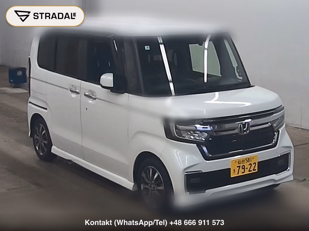 HONDA N-BOX CUSTOM EX 2021, aukcja z Japonii, zdjęcie 1