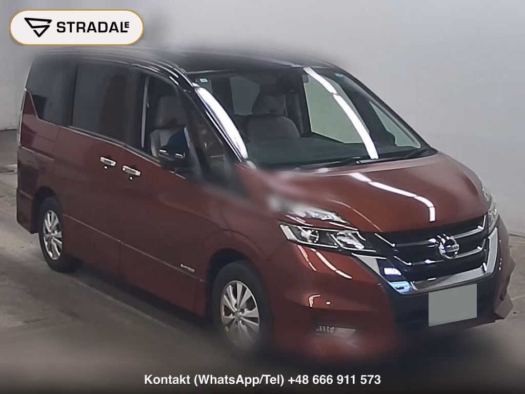 NISSAN SERENA 5D 4WD HIGHWAY STAR V SELECTION Ⅱ 2019, aukcja z Japonii, zdjęcie 1