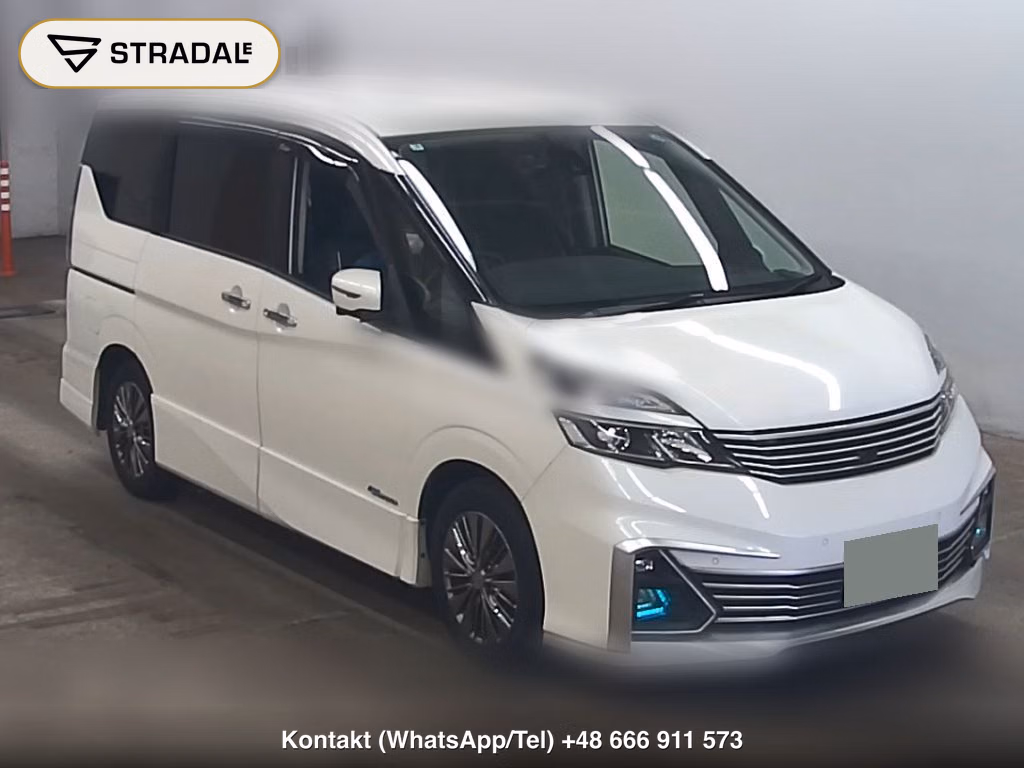 NISSAN SERENA 5D RIDER V SELECTION 2017, aukcja z Japonii, zdjęcie 1