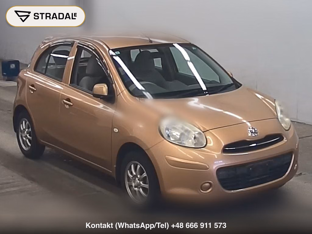 NISSAN MARCH 5D 12X 2011, aukcja z Japonii, zdjęcie 1