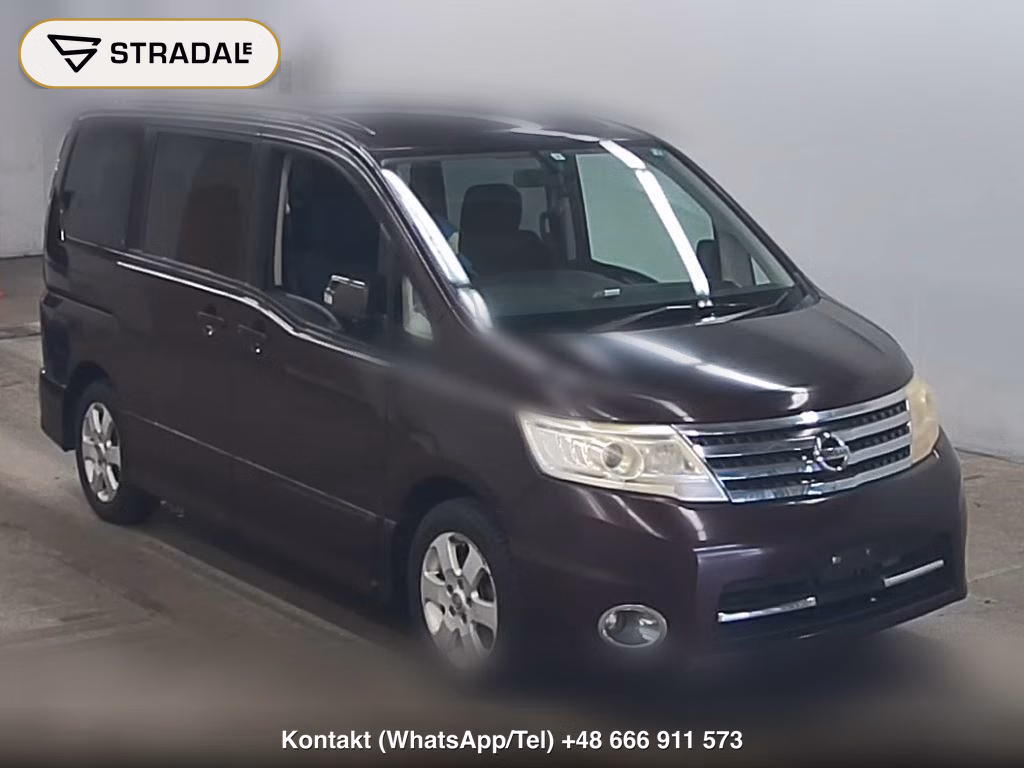 NISSAN SERENA 5D HIGHWAY STAR 2009, aukcja z Japonii, zdjęcie 1