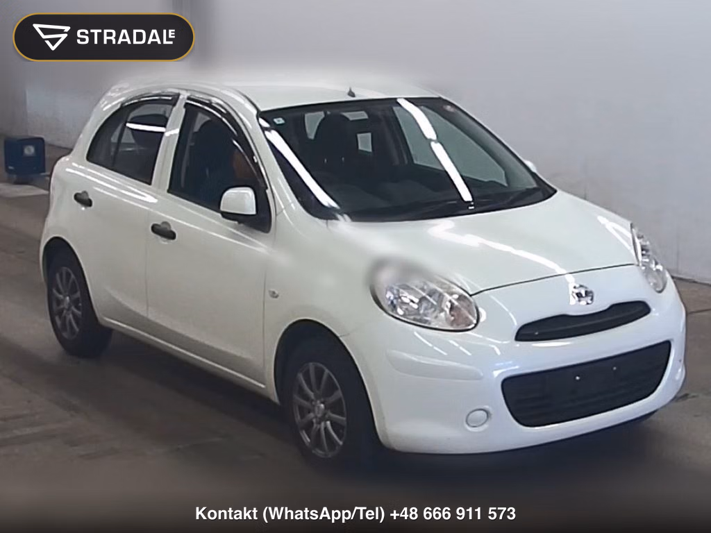 NISSAN MARCH 5D 12S V PACKAGE 2012, aukcja z Japonii, zdjęcie 1