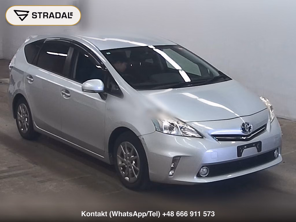 TOYOTA PRIUS ALPHA S TUNE BLACK 2014, aukcja z Japonii, zdjęcie 1
