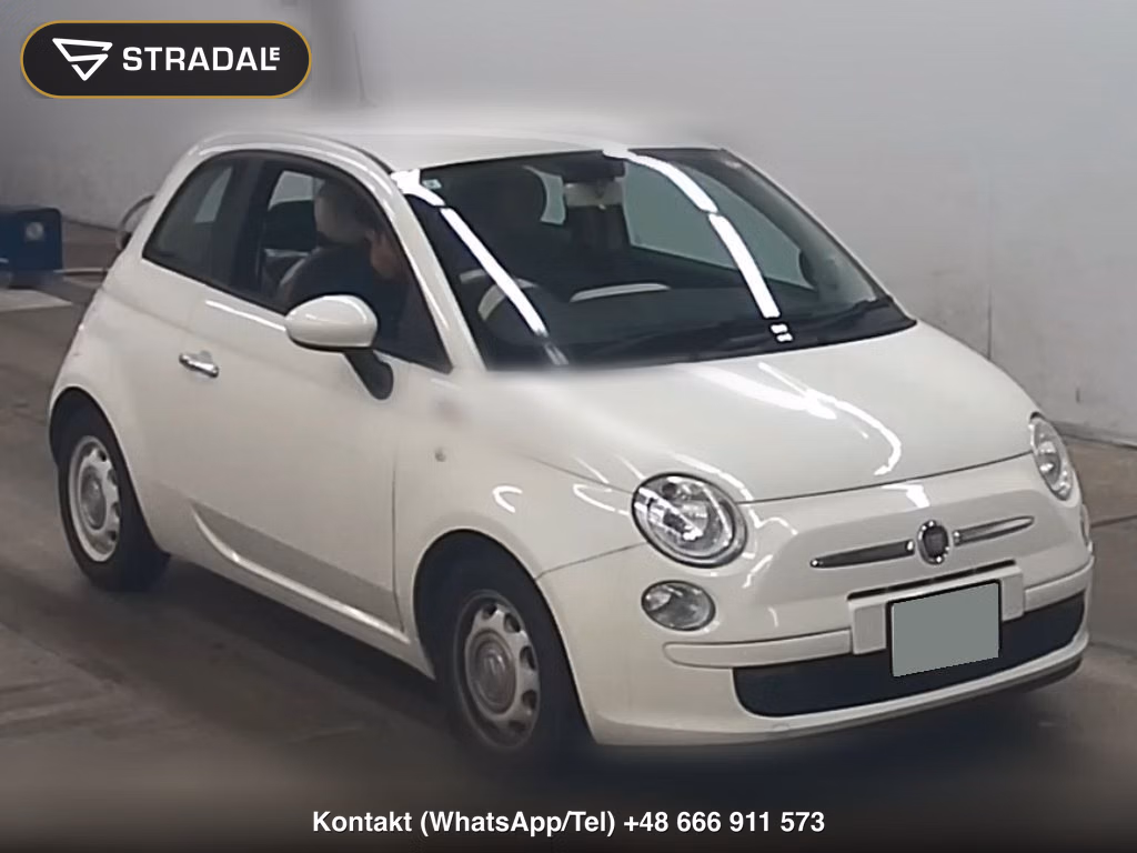 FIAT 500 1.2 POP 2016, aukcja z Japonii, zdjęcie 1