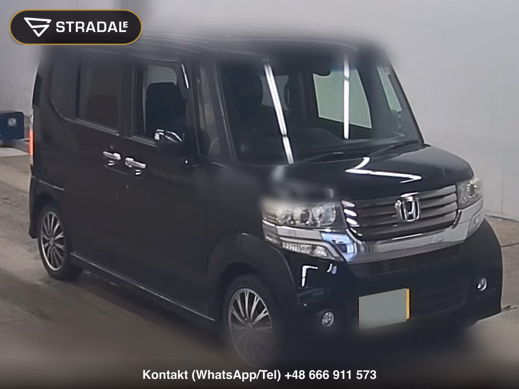 HONDA N-BOX CUSTOM TURBO SS PACKAGE 2014, aukcja z Japonii, zdjęcie 1