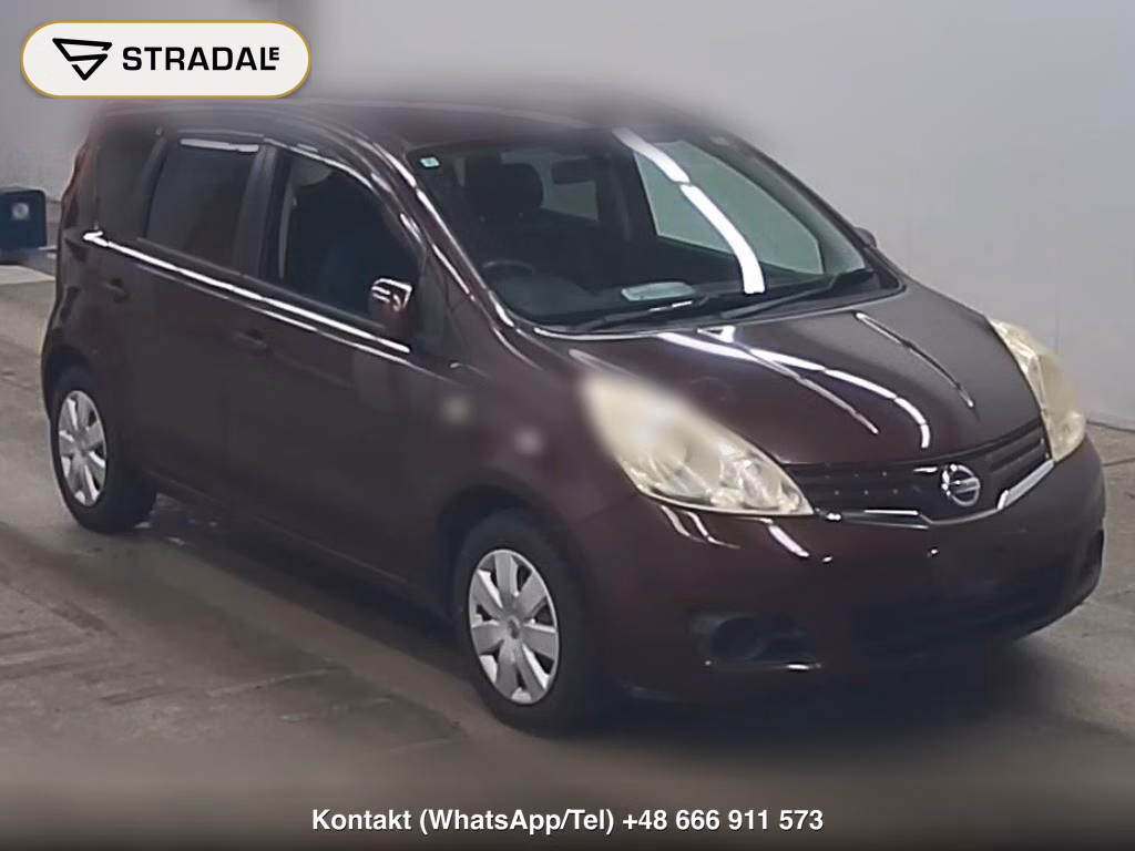 NISSAN NOTE 15X SV 2012, aukcja z Japonii, zdjęcie 1
