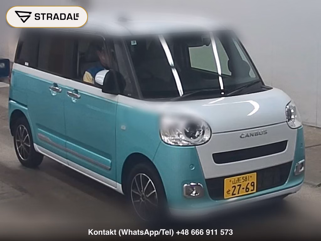 DAIHATSU MOVE CANBUS 4WD STRIPES G 2023, aukcja z Japonii, zdjęcie 1