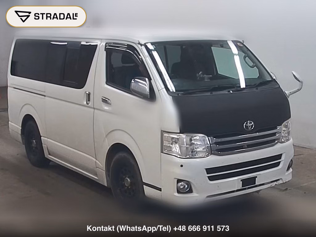 TOYOTA HIACE VAN 5D 4WD LONG SUPER GL 2010, aukcja z Japonii, zdjęcie 1
